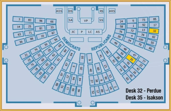 Senate Seating Chart