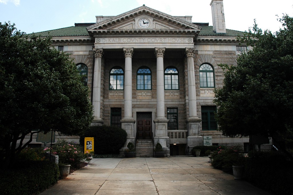 The old DeKalb County Courthouse in Decatur, Ga.