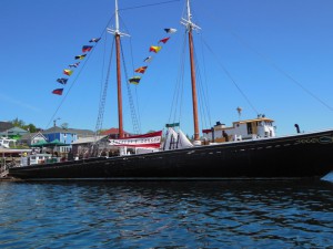 Sailing ship at Lunenburg