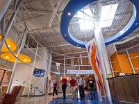 The lobby at the Ga-PCOM campus in Suwanee.