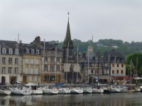 MYSTERY:  An old town, a steeple and lots of boats