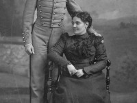 Mollie Jones with her son Clifford Jones, circa 1902