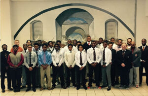 Distinguished Gentlemen gather.  Click to make the image larger.