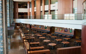 Dining area at Braselton hospital