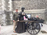 Yep, here’s your correspondent “on location” in Dublin last week with the most recent Mystery Photo.