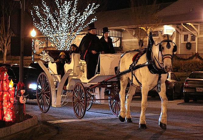 Carriage rides are part of Norcross Sparkle program