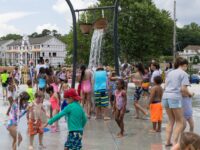 Kids enjoy Lilburn's Splash Pad.  Photos provided.