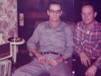 The author’s uncle, Elmer, and father, circa 1962.  Photo provided.