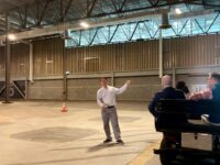 Another possible movie set site: here’s a look showing how empty the spaces are before the moviemakers arrive at the OFS site in Norcross. Mike Reams gives details about the site. 