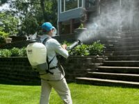 Controlling mosquitoes.  Photo provided.